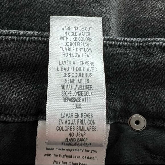 Good American Womens Good Curve Distressed High Waist Cutoff Shorts Plus Size 22 - Picture 10 of 13